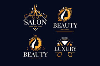 make hair, beauty, salon and fashion logo design for you