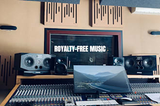 create royalty free music for youtube, podcasts, or commercials