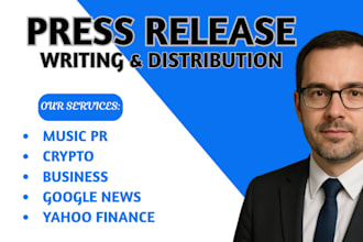 do press release writing submit press release distribution for business pr
