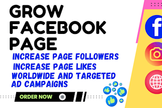 grow your facebook page following fast organically