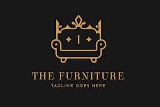 draw wood, carpentry, and woodworking logo