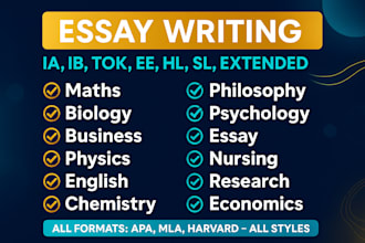 perfectly do ib hl ias, extended essays, tok exhibitions, essentials