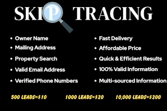 do real estate skip tracing