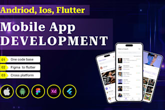 develop flutter app convert figma to flutter android and ios app developer
