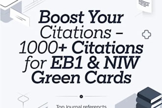 boost eb1a eb1 niw profile with google scholar citations and articles