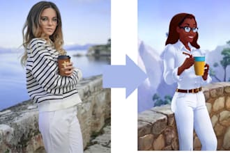 ai headshot generation, ai face swap, 3d ai pixar style cartoon your face images