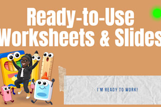create engaging lesson plans, worksheets, and classroom activities