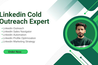 do linkedin outreach, send connections, and follow ups