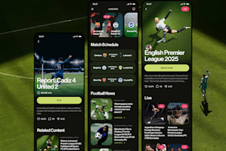 develop golf booking app sport app fantasy football app sport website