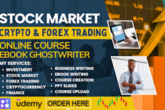 write stock market ebook forex trading course lead magnet, finance, crypto tella