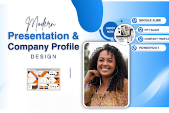 create company profile powerpoint presentation design canva redesign pitch deck