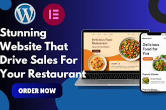 build restaurant website food menu and restaurant menu mobile website