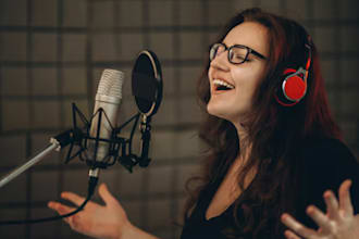 professionally sing amazing children song, jingle, nursery rhymes, lullabies