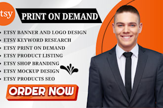 etsy shop setup print on demand etsy seo listing etsy pod etsy printiful etsy