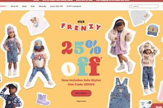 design kids clothing shopify store baby clothing store kids clothing website