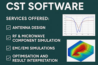 simulate and analyse your design using cst software