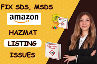 fix your sds msds for amazon hazmat listing issue safety battery fba