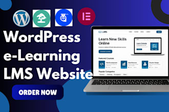 build lms website elearning learndash tutor lms online course