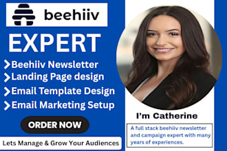 setup beehiiv newsletter campaign beehiiv template design beehiiv landing page