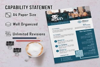 design your federal government capability statement in 12hrs