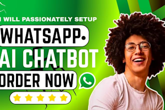 build smart ai chatbot for whatsapp business API ai voice agent agent voice bot