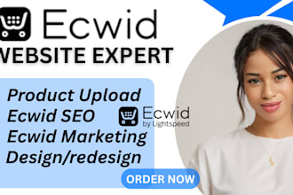 do ecwid website setup ecwid store design product upload ecwid form page SEO