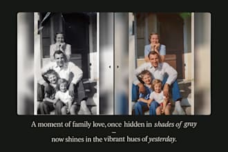 colorize and restore your black and white photographs