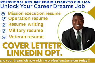 write ats resumes for military to civilian resumes and federal job applications
