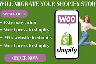 migrate migration wordpress to woocommerce shopify etsy copy clone website