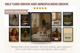 design 2026 selfcare ebook wellness minfulness freebie guide branding DIY ebook