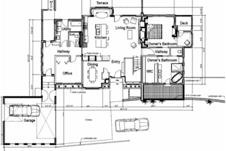 do architecture site plan,2d floor plan, layout plan or house plan