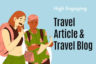 write an amazing SEO optimized travel article or blog post