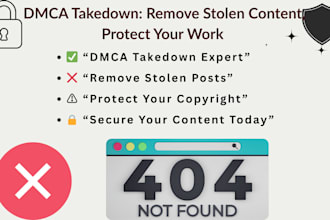 file a professional dmca takedown notice to remove stolen content