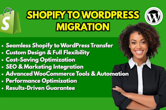 migrate shopify store to wordpress