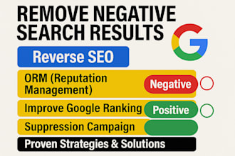 do reverse SEO, ORM, gbp ranking google maps optimization gbp optimization