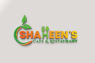 create a modern food, cafe, restaurant logo and any graphics design