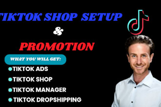 setup USA tiktok shop,USA tiktok account, integrate fb,ig shop ,tiktok affiliate