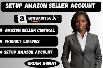 create amazon seller account, store setup, product listing, product research