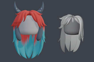 design high quality roblox ugc accessories including hat, hair, clothes backpack