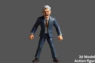 sculpt 3d toy 3d model action figure 3d character 3d doll stl for 3d print