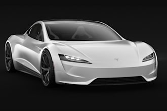 do 3d car vehicle low poly model rendering for toy, game character, 3d printing