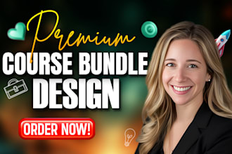 digital product mockup, ecover bundle, and online course bundle, ebook bundle