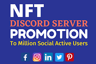 do nft crypto promotion on twitter and promote discord server