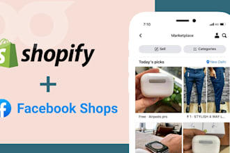 setup an instagram shop, facebook shop, and do shopify integration