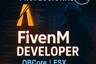 develop custom fivem scripts or setup your professional fivem rp server