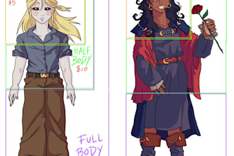 illustrate your original characters