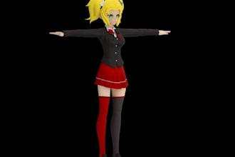 do custom vrchat 3d model 3d character avatar modeling from photo,vr avatar nsfw