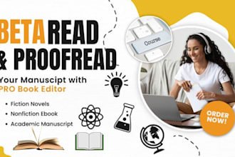 beta read and critique your manuscripts, novels, romance, and ebook ghostwriter