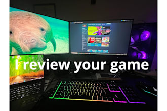 test and review your PC or ps5 game
