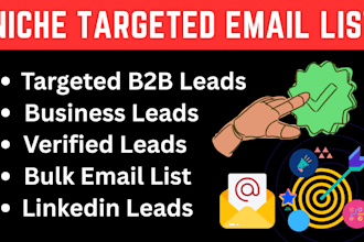 do niche targeted valid bulk email list b2b lead generation for email marketing